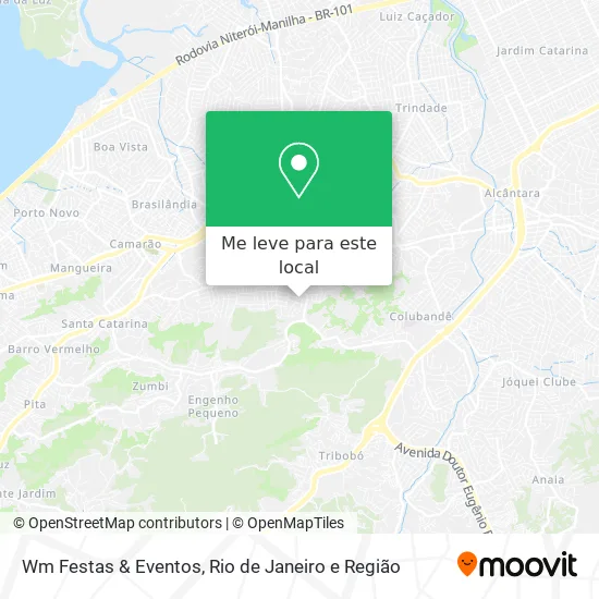 Wm Festas & Eventos mapa