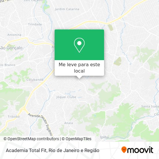 Academia Total Fit mapa