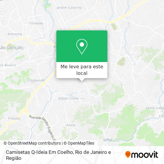 Camisetas Q-Ideia Em Coelho mapa