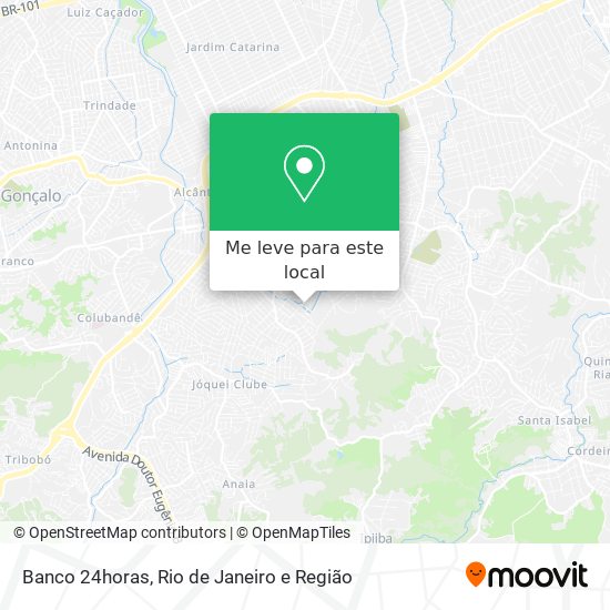 Banco 24horas mapa