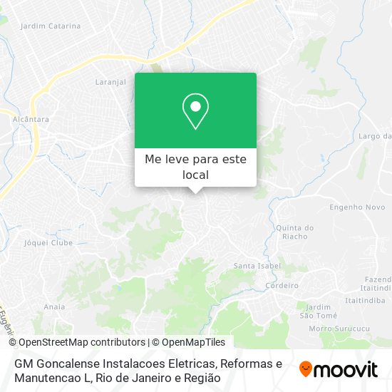 GM Goncalense Instalacoes Eletricas, Reformas e Manutencao L mapa