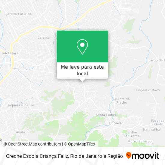 Creche Escola Criança Feliz mapa