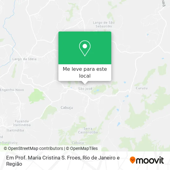 Em Prof. Maria Cristina S. Froes mapa