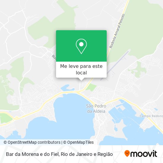 Bar da Morena e do Fiel mapa