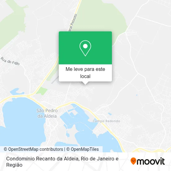Condomínio Recanto da Aldeia mapa