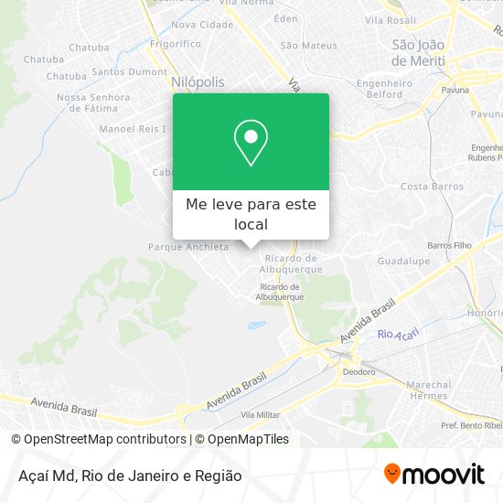 Açaí Md mapa