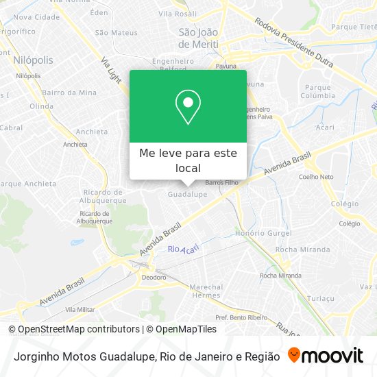 Jorginho Motos Guadalupe mapa