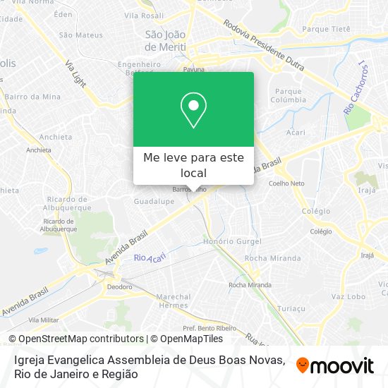 Igreja Evangelica Assembleia de Deus Boas Novas mapa