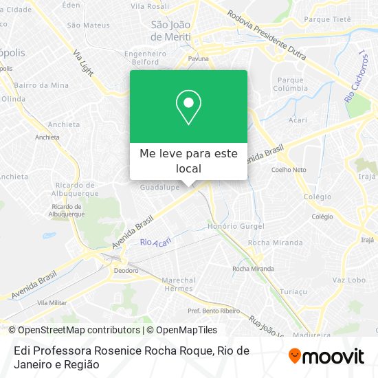 Edi Professora Rosenice Rocha Roque mapa