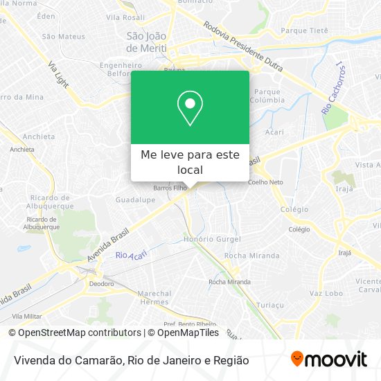 Vivenda do Camarão mapa