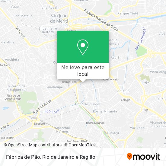 Fábrica de Pão mapa