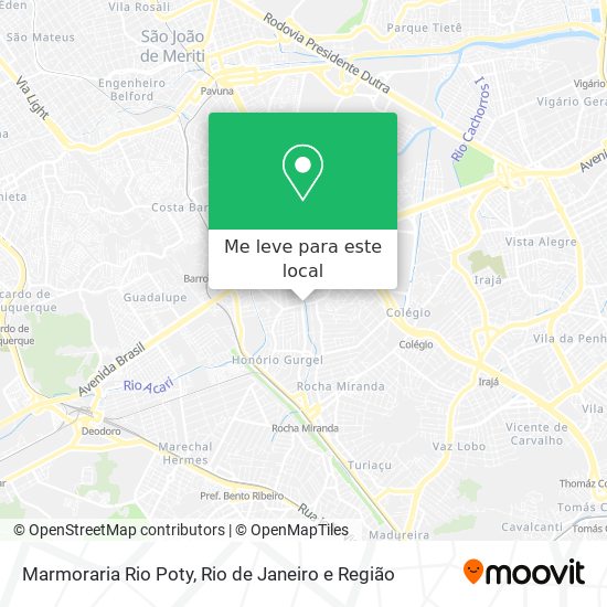 Marmoraria Rio Poty mapa