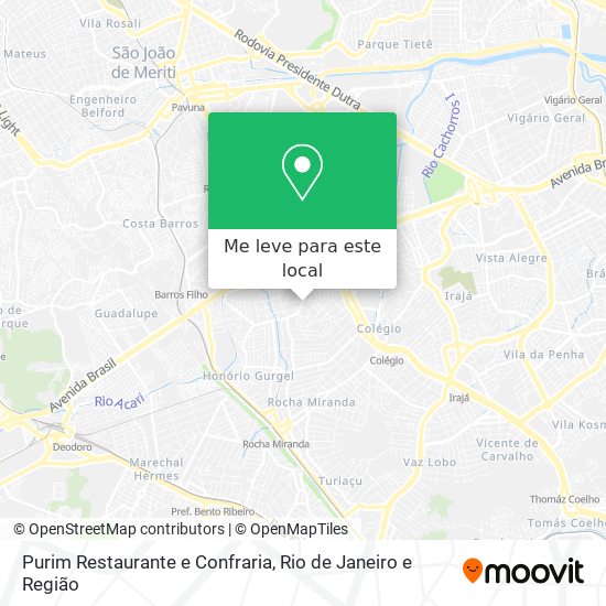 Purim Restaurante e Confraria mapa