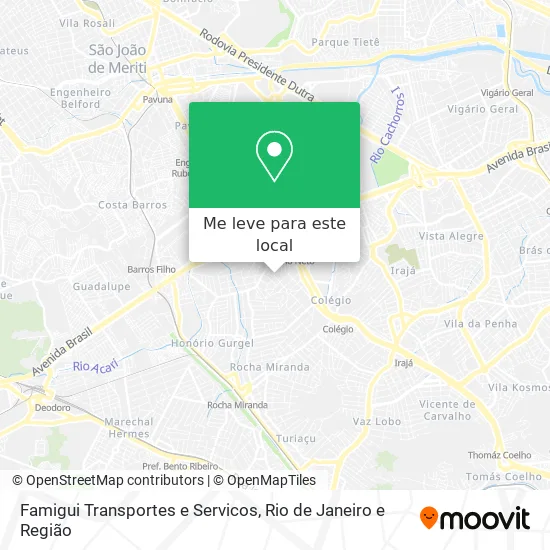 Famigui Transportes e Servicos mapa