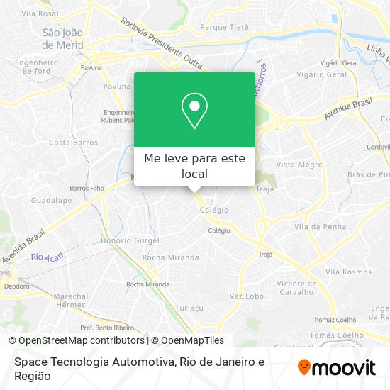 Space Tecnologia Automotiva mapa