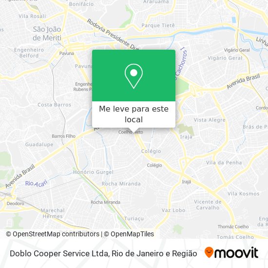 Doblo Cooper Service Ltda mapa