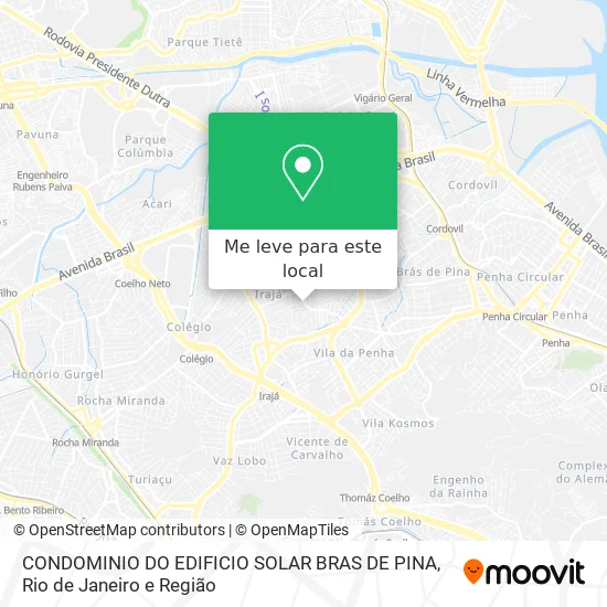 CONDOMINIO DO EDIFICIO SOLAR BRAS DE PINA mapa