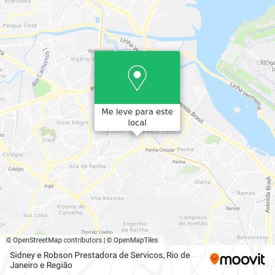Sidney e Robson Prestadora de Servicos mapa