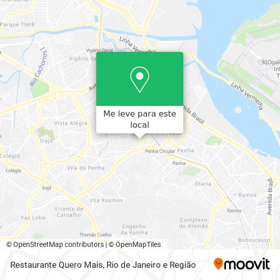 Restaurante Quero Mais mapa