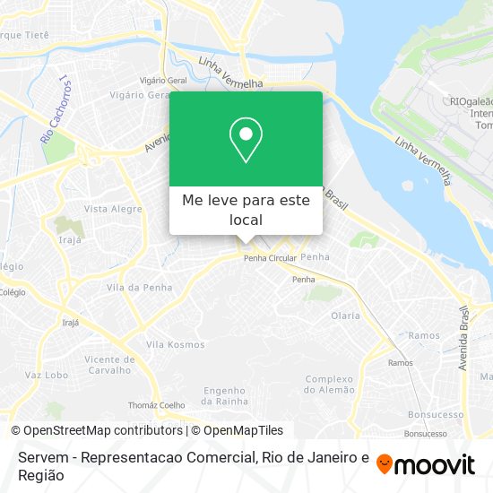 Servem - Representacao Comercial mapa