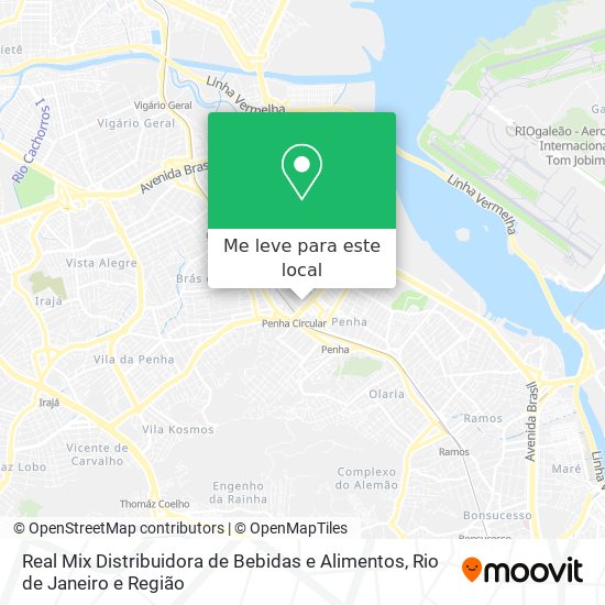 Real Mix Distribuidora de Bebidas e Alimentos mapa