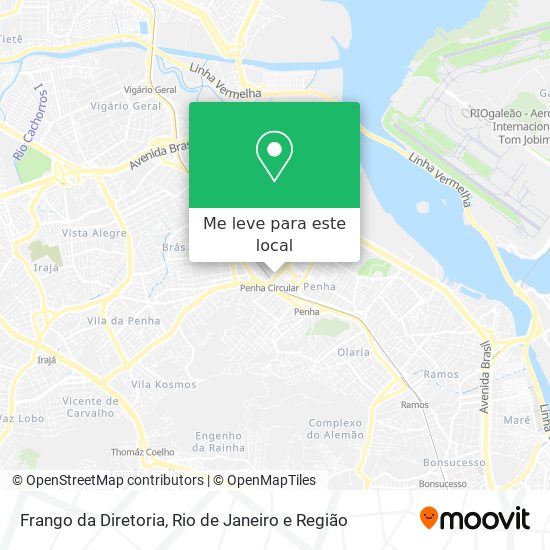 Frango da Diretoria mapa