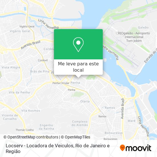 Locserv - Locadora de Veiculos mapa