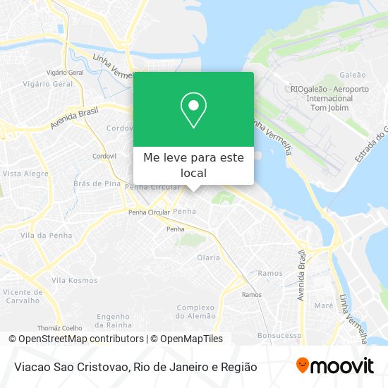 Viacao Sao Cristovao mapa