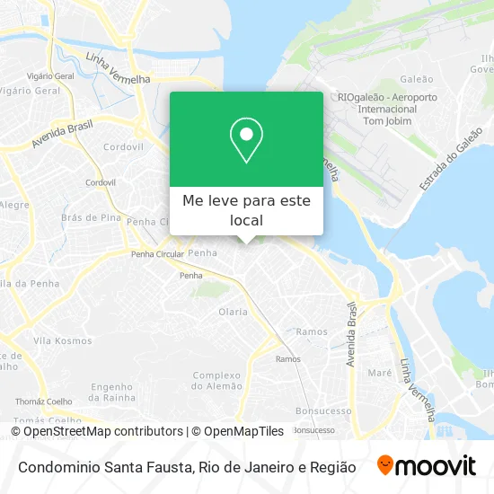 Condominio Santa Fausta mapa