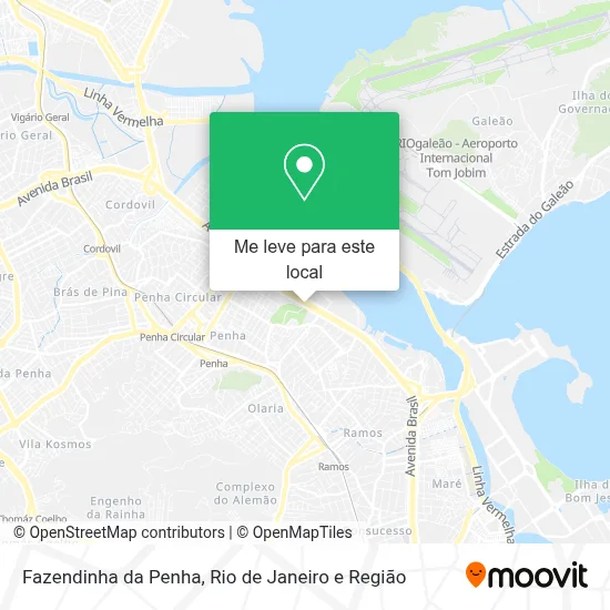 Fazendinha da Penha mapa