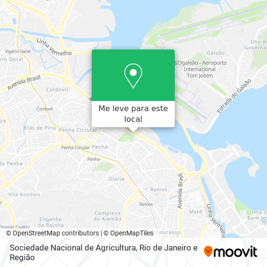 Sociedade Nacional de Agricultura mapa