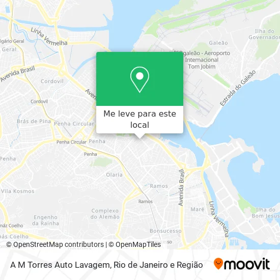 A M Torres Auto Lavagem mapa