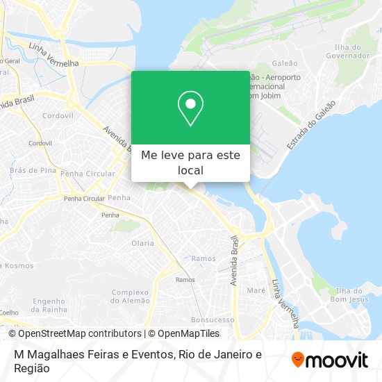 M Magalhaes Feiras e Eventos mapa