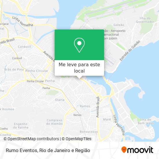 Rumo Eventos mapa