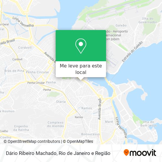 Dário Ribeiro Machado mapa