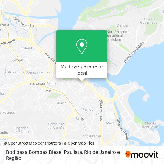 Bodipasa Bombas Diesel Paulista mapa