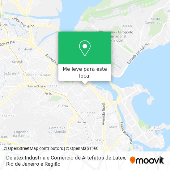 Delatex Industria e Comercio de Artefatos de Latex mapa