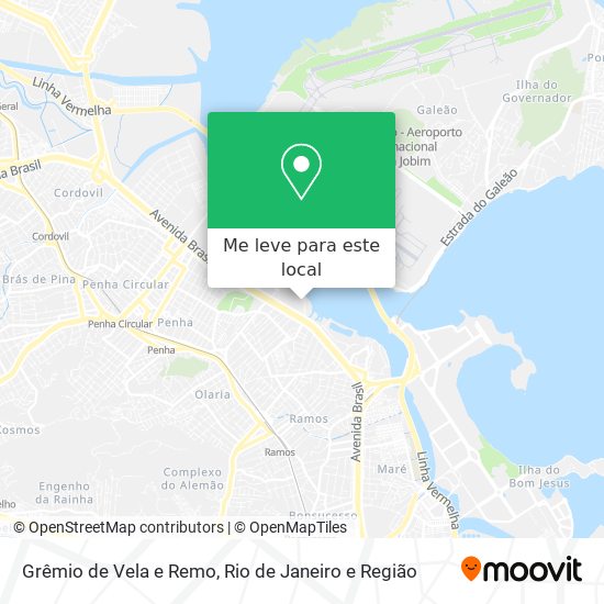 Grêmio de Vela e Remo mapa