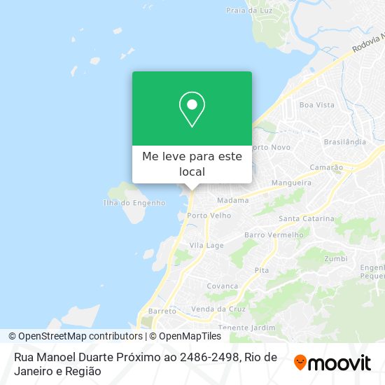 Rua Manoel Duarte Próximo ao 2486-2498 mapa