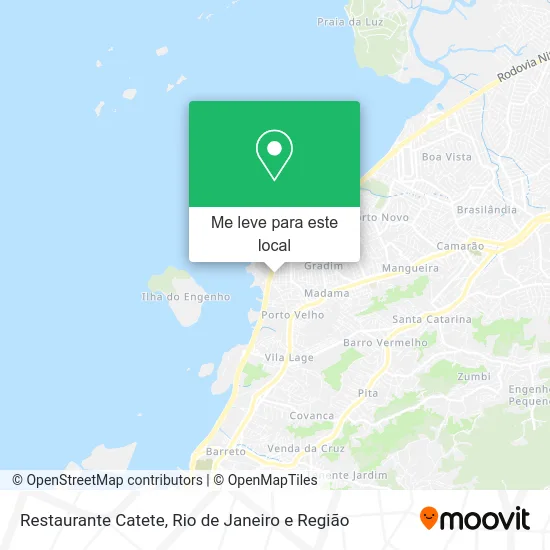 Restaurante Catete mapa