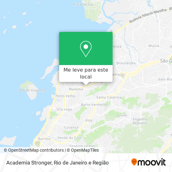 Academia Stronger mapa