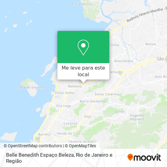 Belle Benedith Espaço Beleza mapa