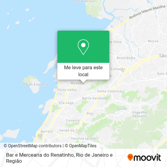 Bar e Mercearia do Renatinho mapa