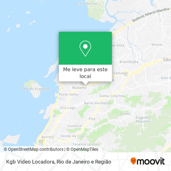 Kgb Video Locadora mapa