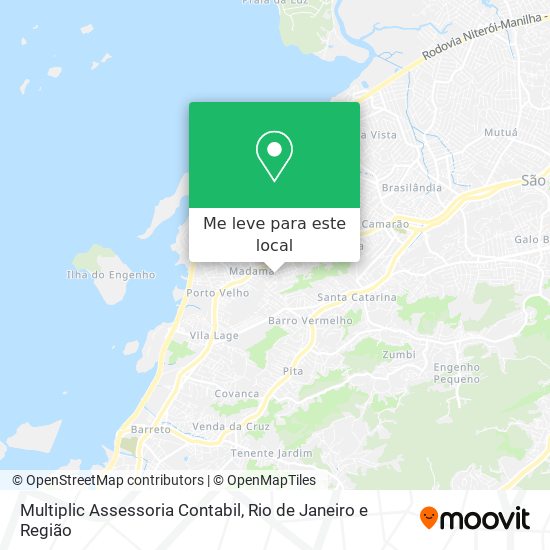 Multiplic Assessoria Contabil mapa