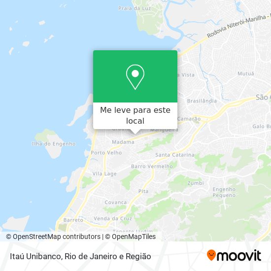 Itaú Unibanco mapa