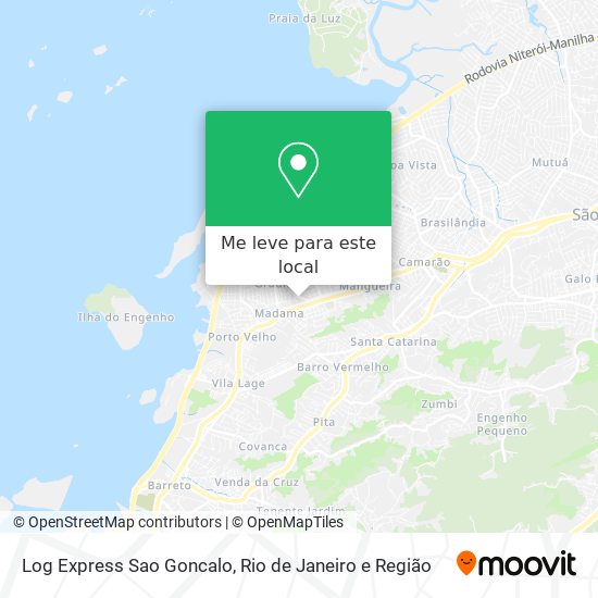 Log Express Sao Goncalo mapa