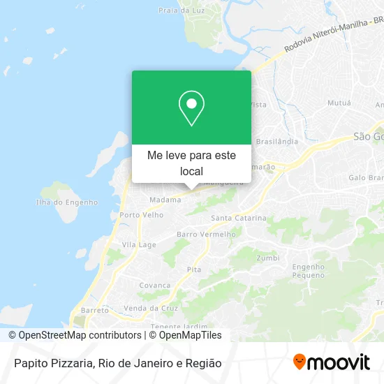 Papito Pizzaria mapa
