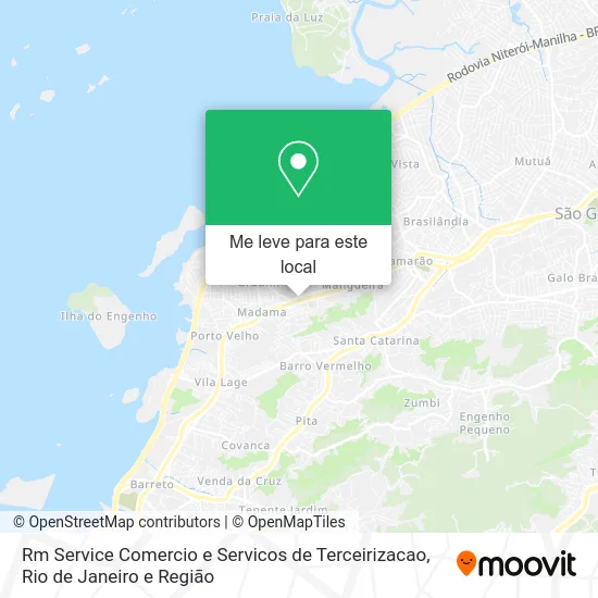 Rm Service Comercio e Servicos de Terceirizacao mapa