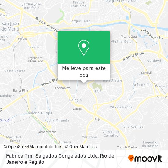 Fabrica Pmr Salgados Congelados Ltda mapa